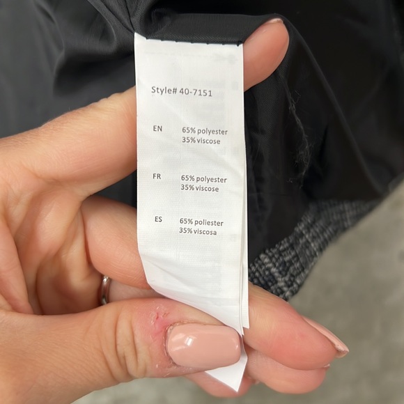 Grey check Blazer - Picture 3 of 4